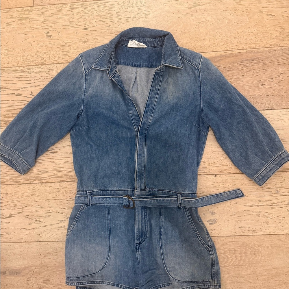 BA&SH denim shorts jumper
